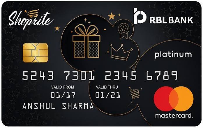RBL Bank Shoprite LTF Credit Card